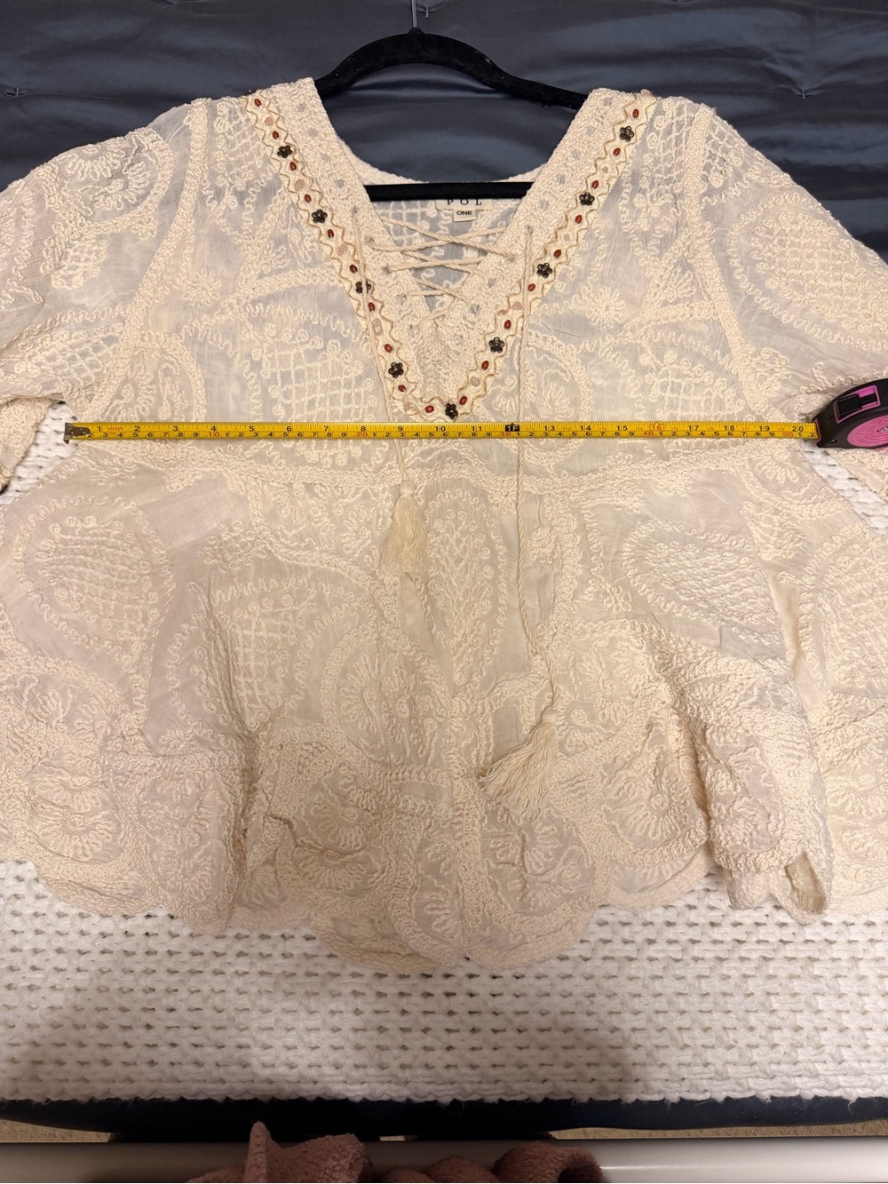 NWOT POL Boho top - Picture 5 of 6